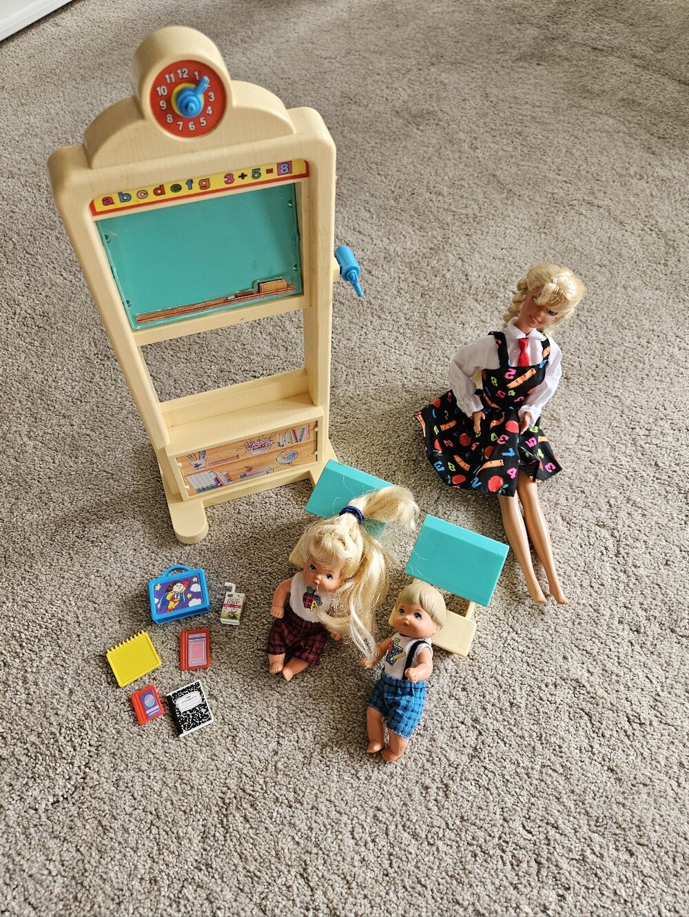 80s Teacher Barbie Set